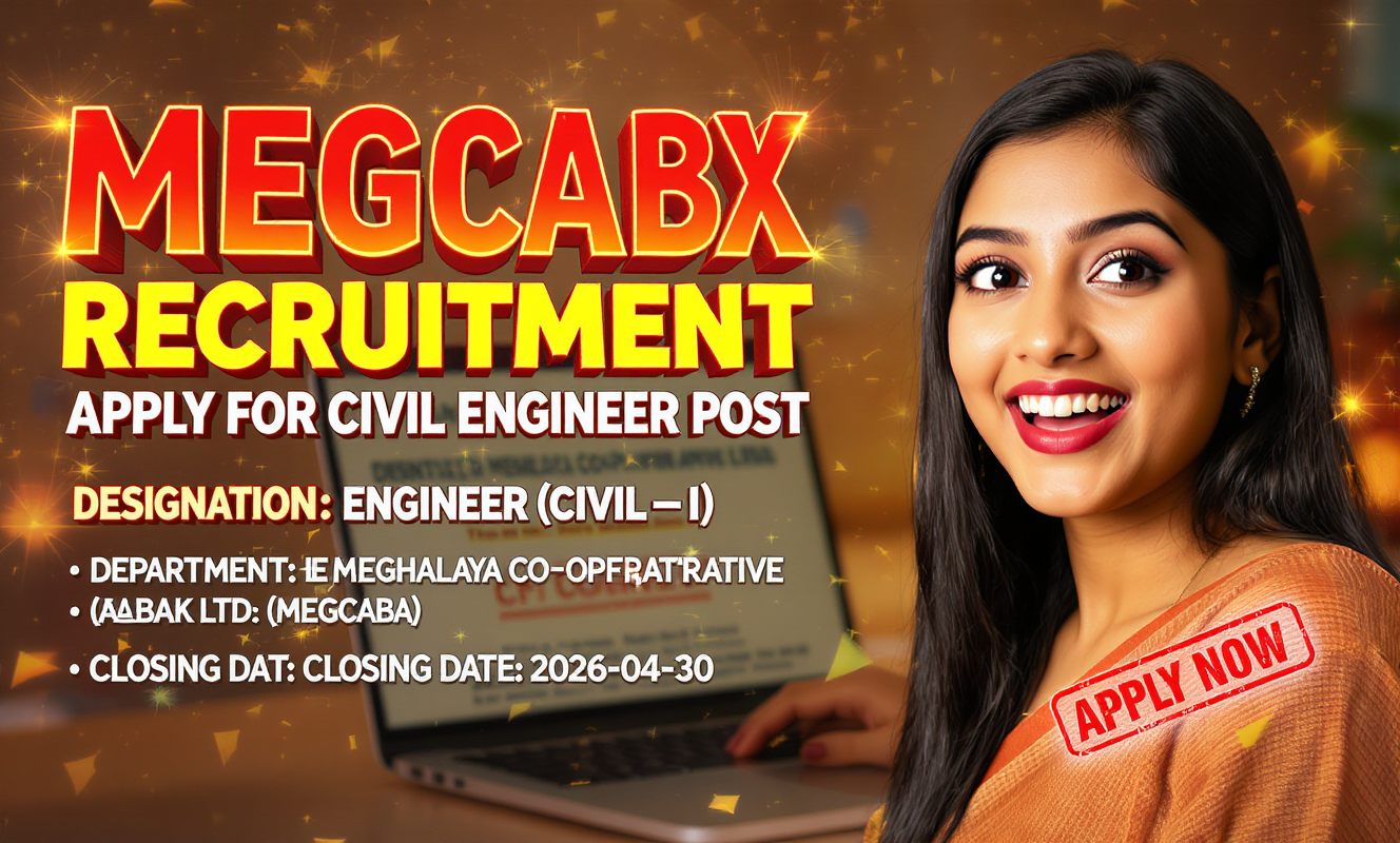 MEGCAB Engineer (Civil) – I Recruitment 2026