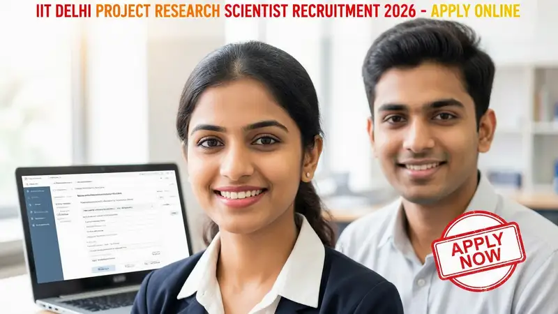 IIT Delhi Project Research Scientist Recruitment 2026 official notification
