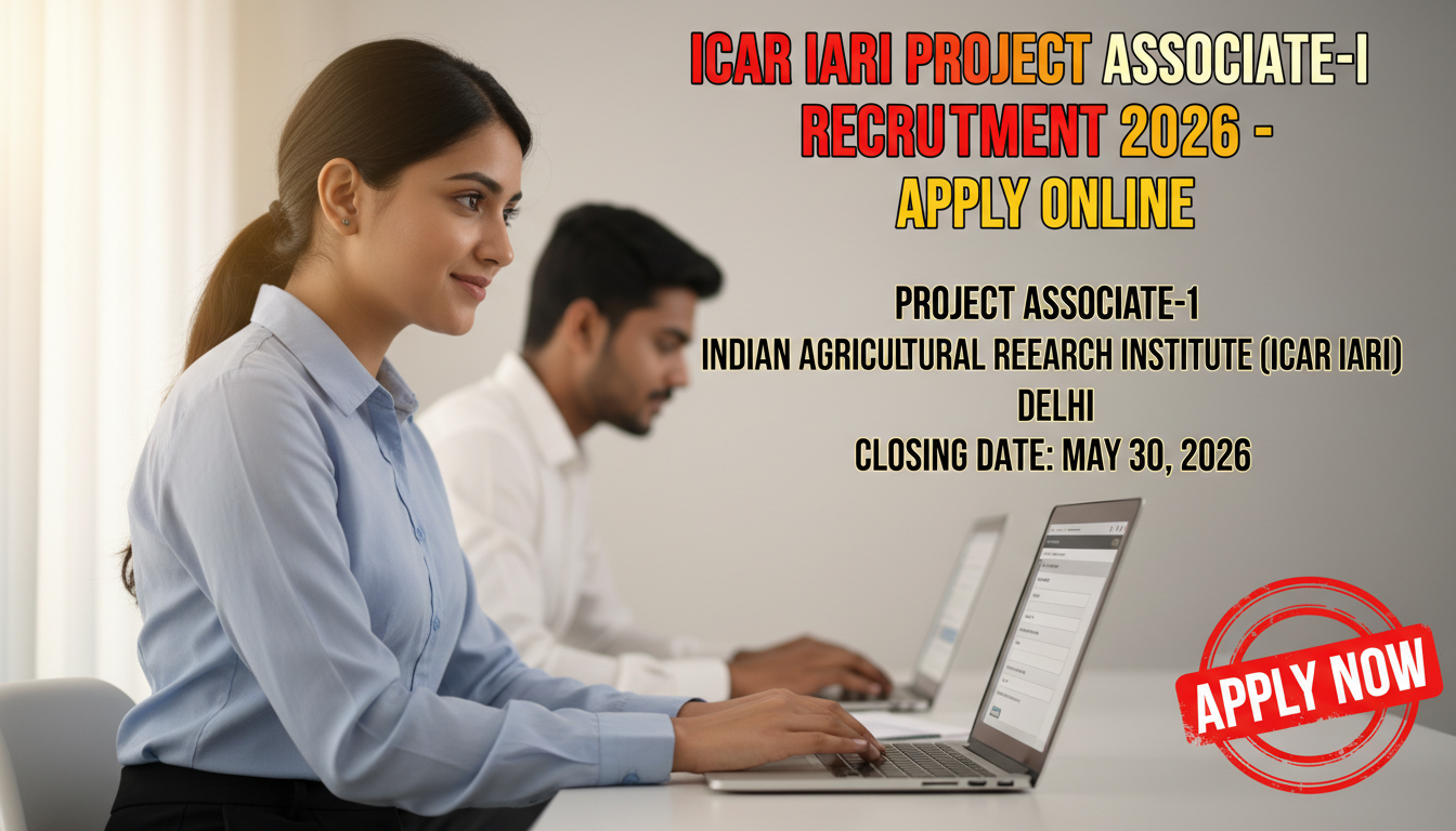 ICAR IARI Project Associate-I recruitment