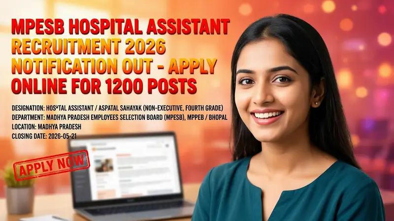MPESB Hospital Assistant Recruitment 2026