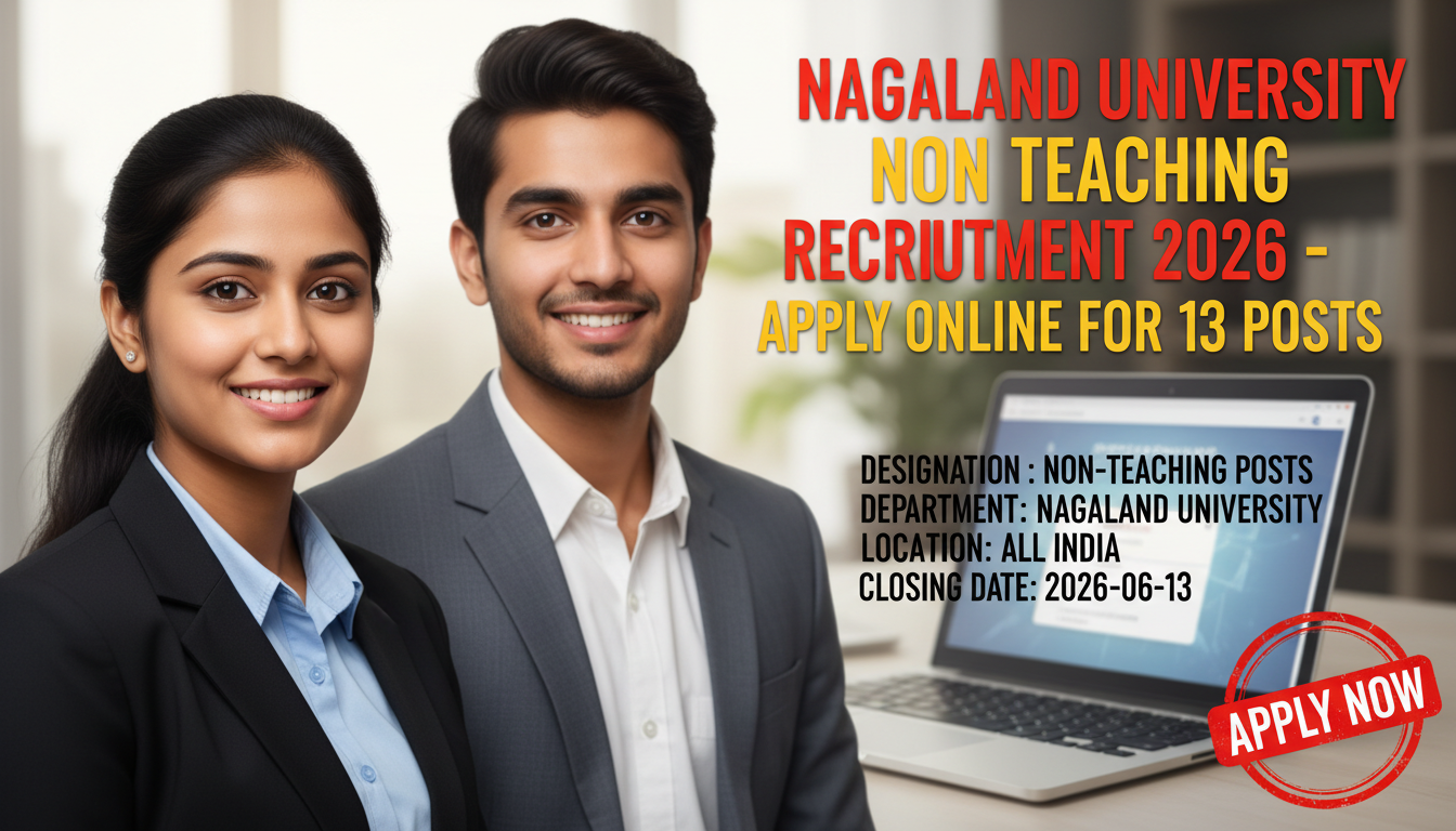 Nagaland University Non-Teaching Recruitment 2026