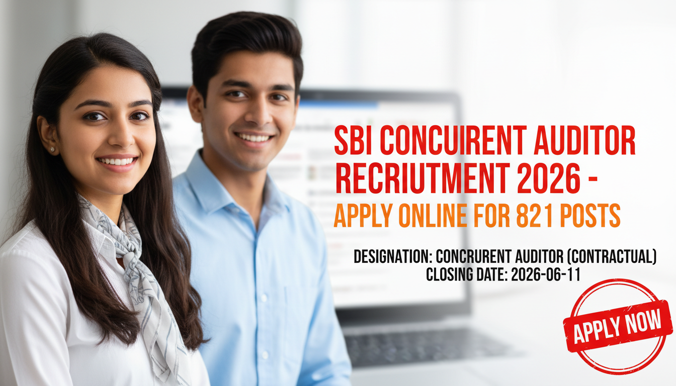 State Bank of India (SBI) Concurrent Auditor Recruitment