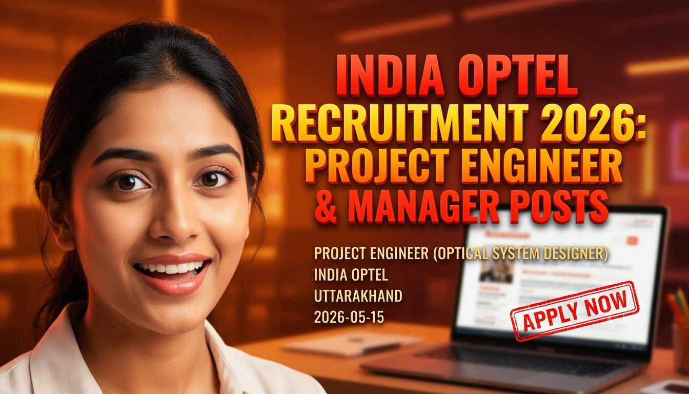 India Optel recruitment for Project Engineer and Assistant Project Manager posts