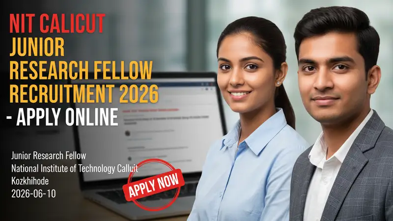 NIT Calicut Junior Research Fellow recruitment notification 2026