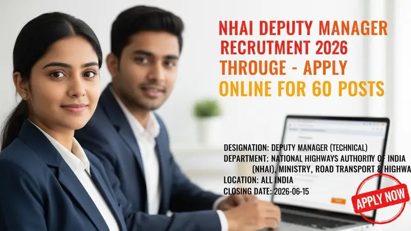 NHAI Deputy Manager Recruitment 2026