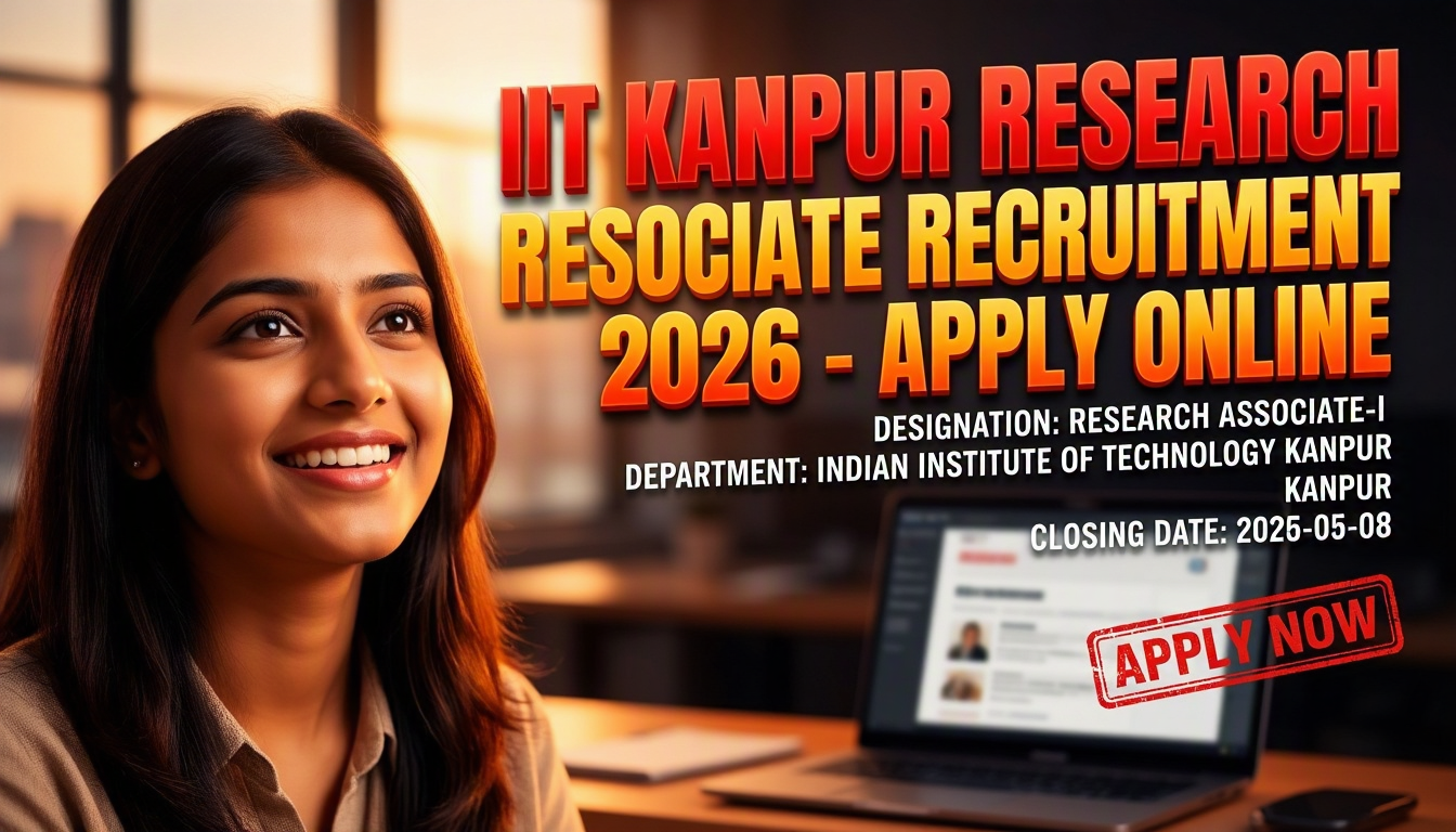 IIT Kanpur Research Associate-I Recruitment 2026