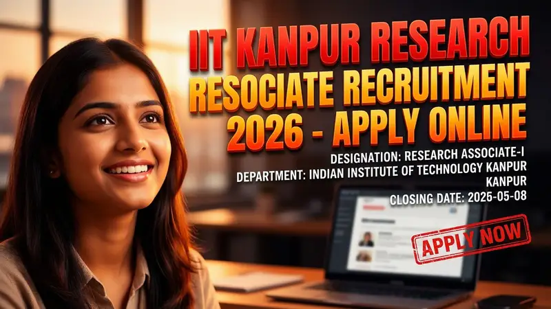 IIT Kanpur Research Associate-I Recruitment 2026