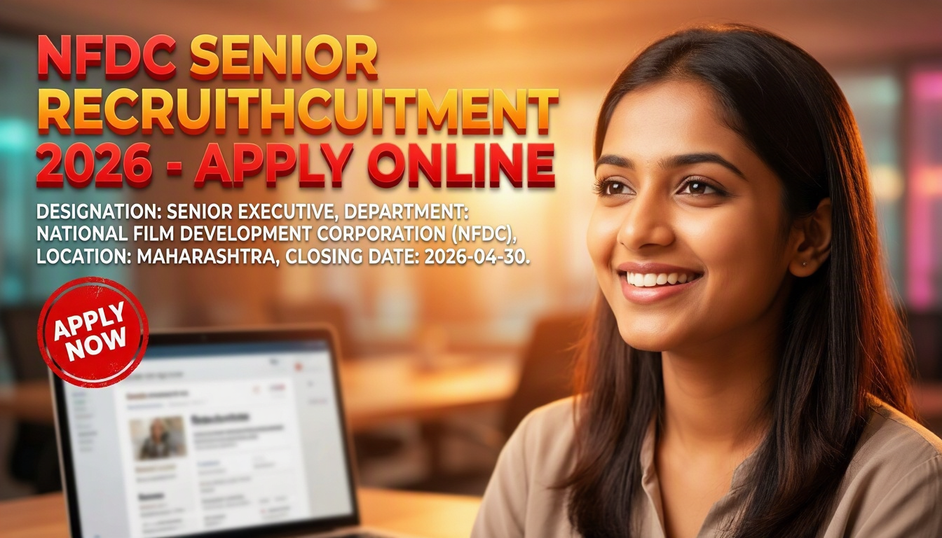 National Film Development Corporation (NFDC) Senior Executive recruitment
