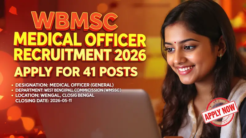 West Bengal Municipal Service Commission Medical Officer recruitment