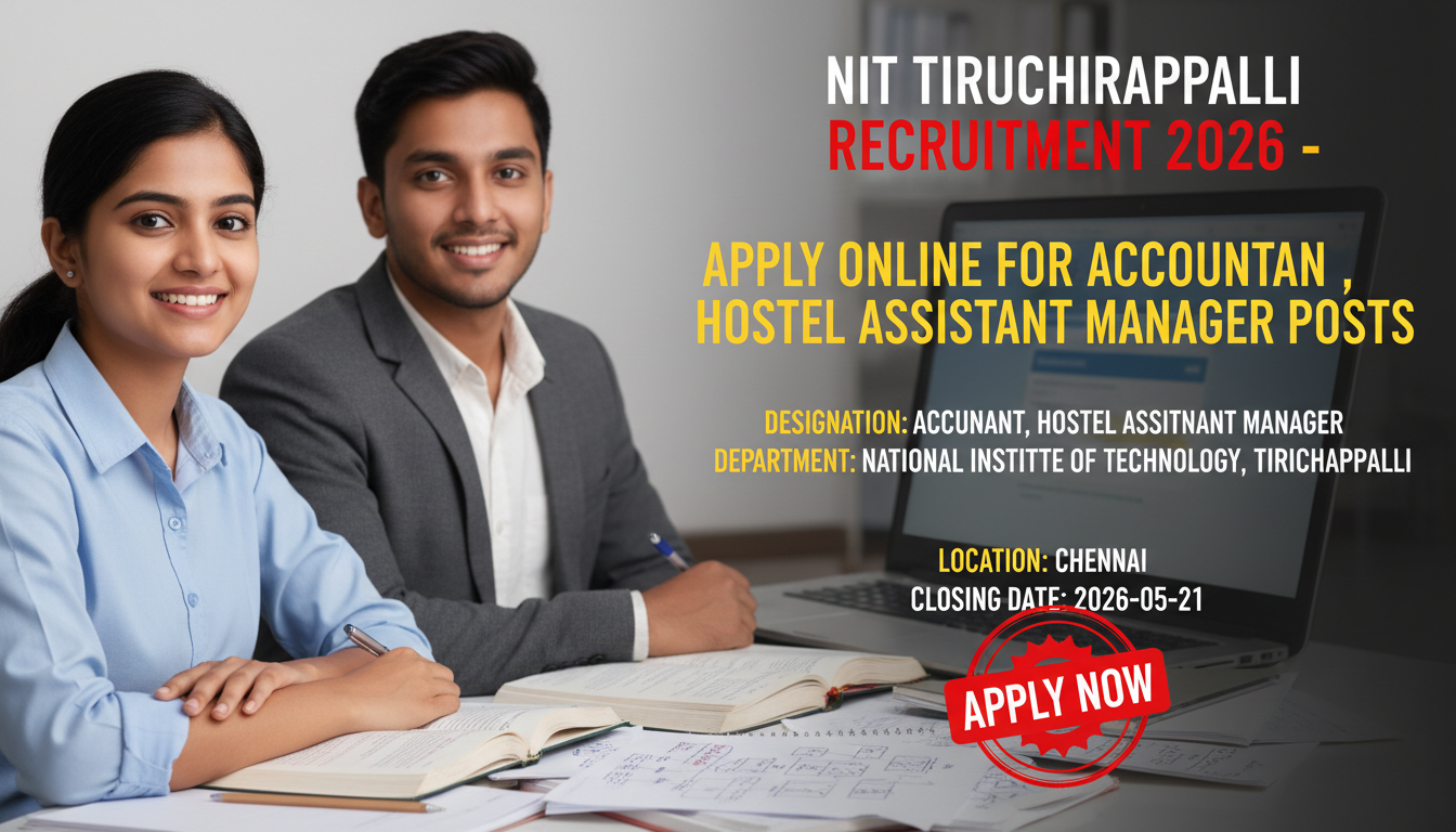 National Institute of Technology Tiruchirappalli recruitment