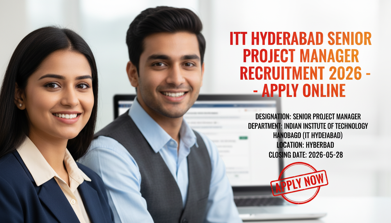IIT Hyderabad Senior Project Manager recruitment