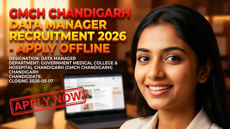 GMCH Chandigarh Data Manager Recruitment 2026