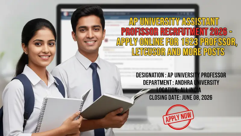 Andhra University Assistant Professor Recruitment 2026