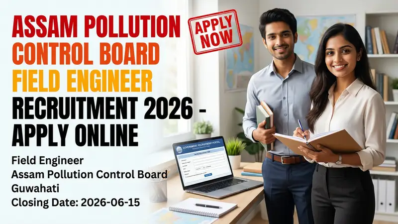 Assam Pollution Control Board Field Engineer Recruitment 2026 notification