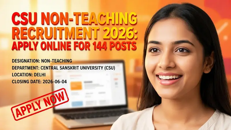 Central Sanskrit University (CSU) Non-Teaching Recruitment 2026