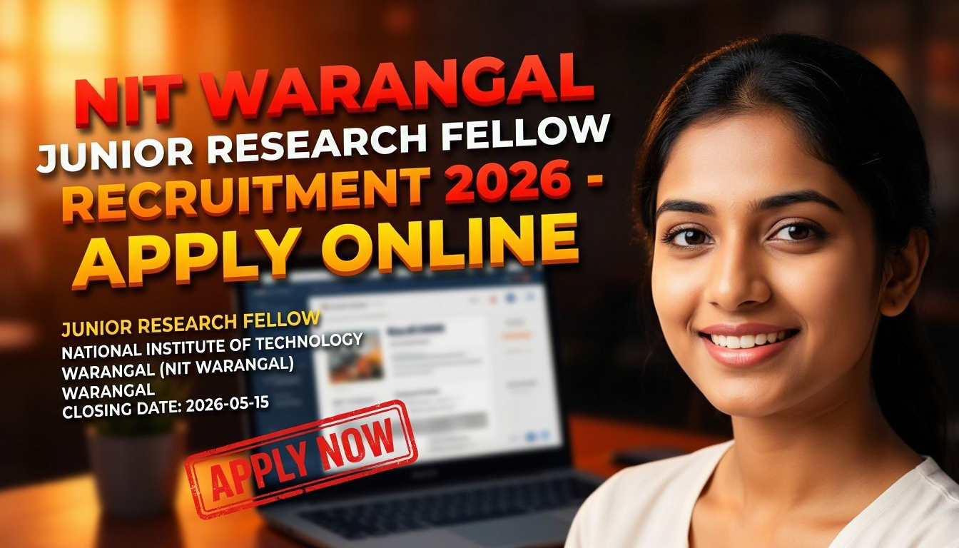 NIT Warangal Junior Research Fellow Recruitment 2026
