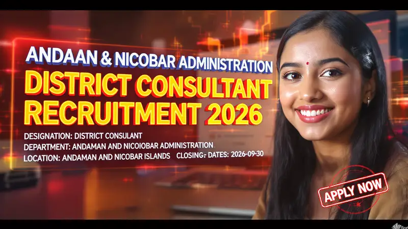 Andaman and Nicobar Administration District Consultant recruitment