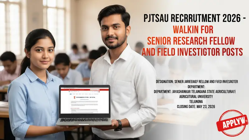 Professor Jayashankar Telangana State Agricultural University (PJTSAU) recruitment
