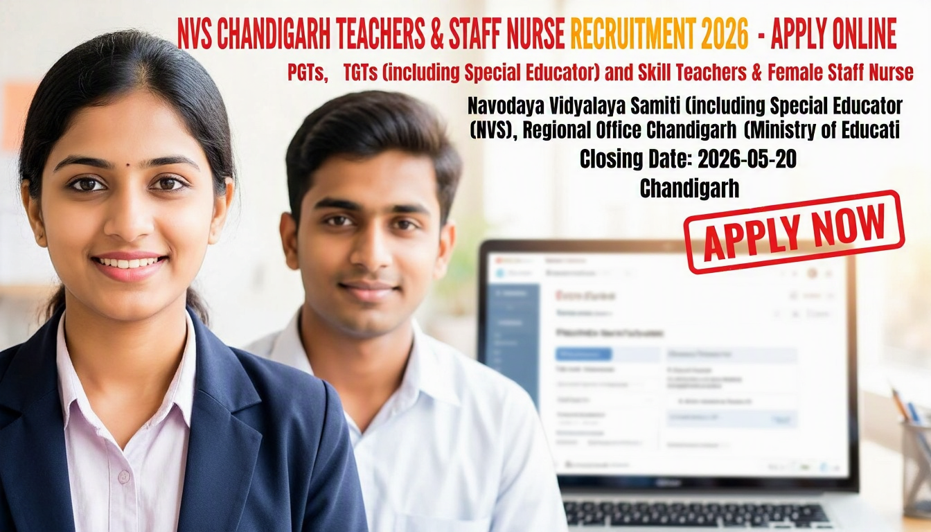 Navodaya Vidyalaya Samiti Chandigarh Recruitment 2026