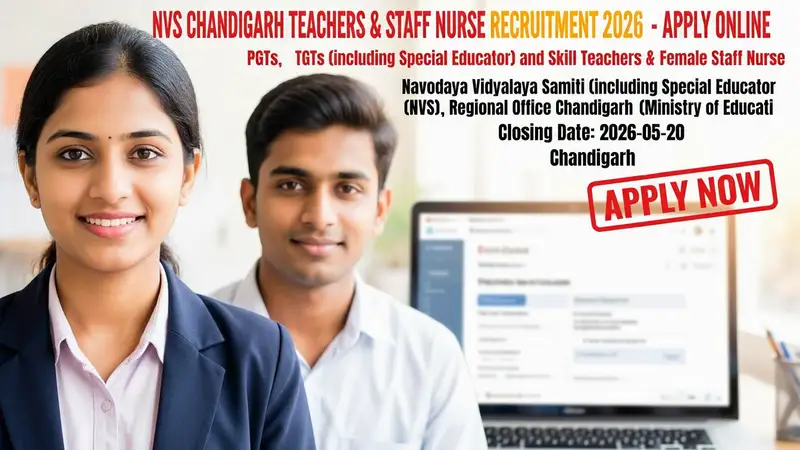 Navodaya Vidyalaya Samiti Chandigarh Recruitment 2026