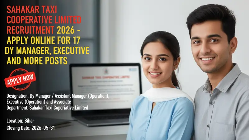 Sahakar Taxi Cooperative Limited Recruitment 2026