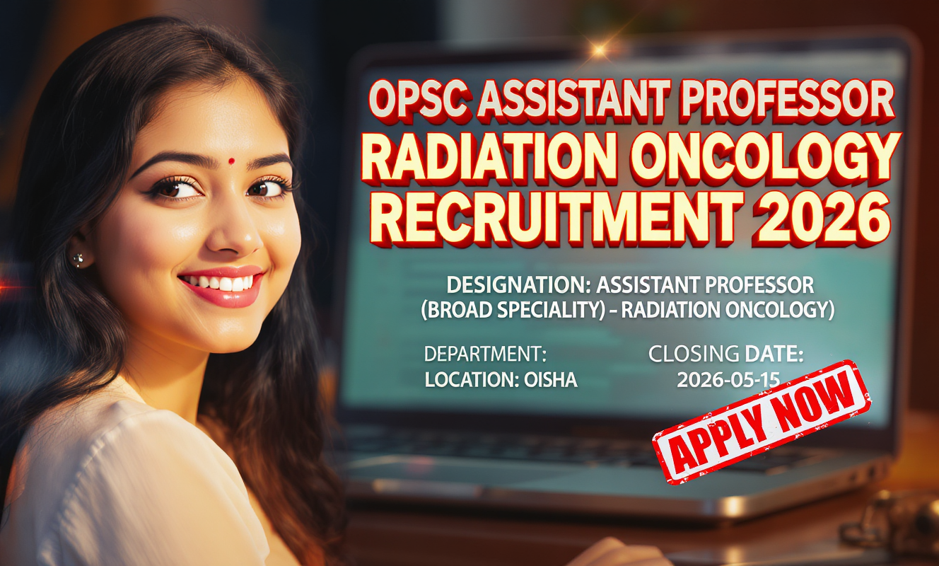 Odisha Public Service Commission Assistant Professor Recruitment