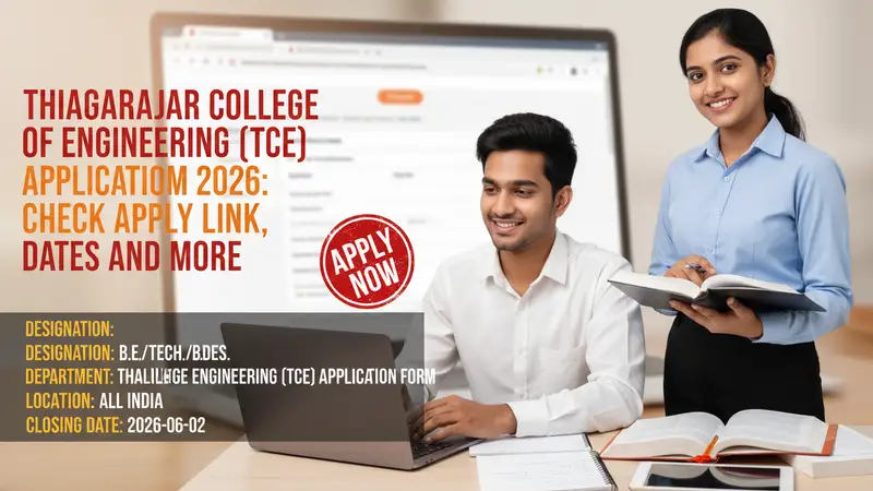 Thiagarajar College of Engineering (TCE) Application Form