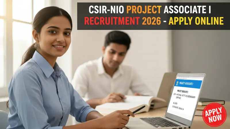 CSIR-NIO Project Associate I recruitment