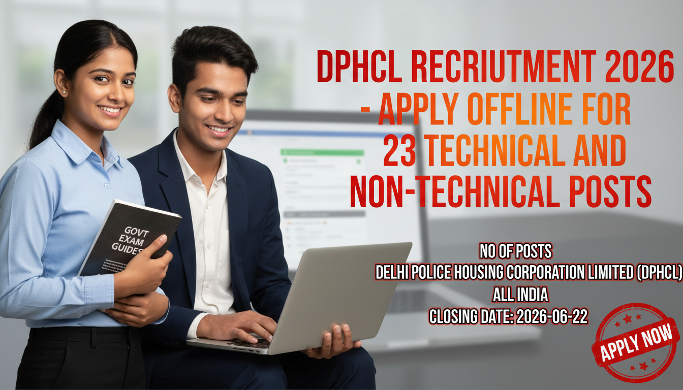 Delhi Police Housing Corporation Limited (DPHCL) recruitment
