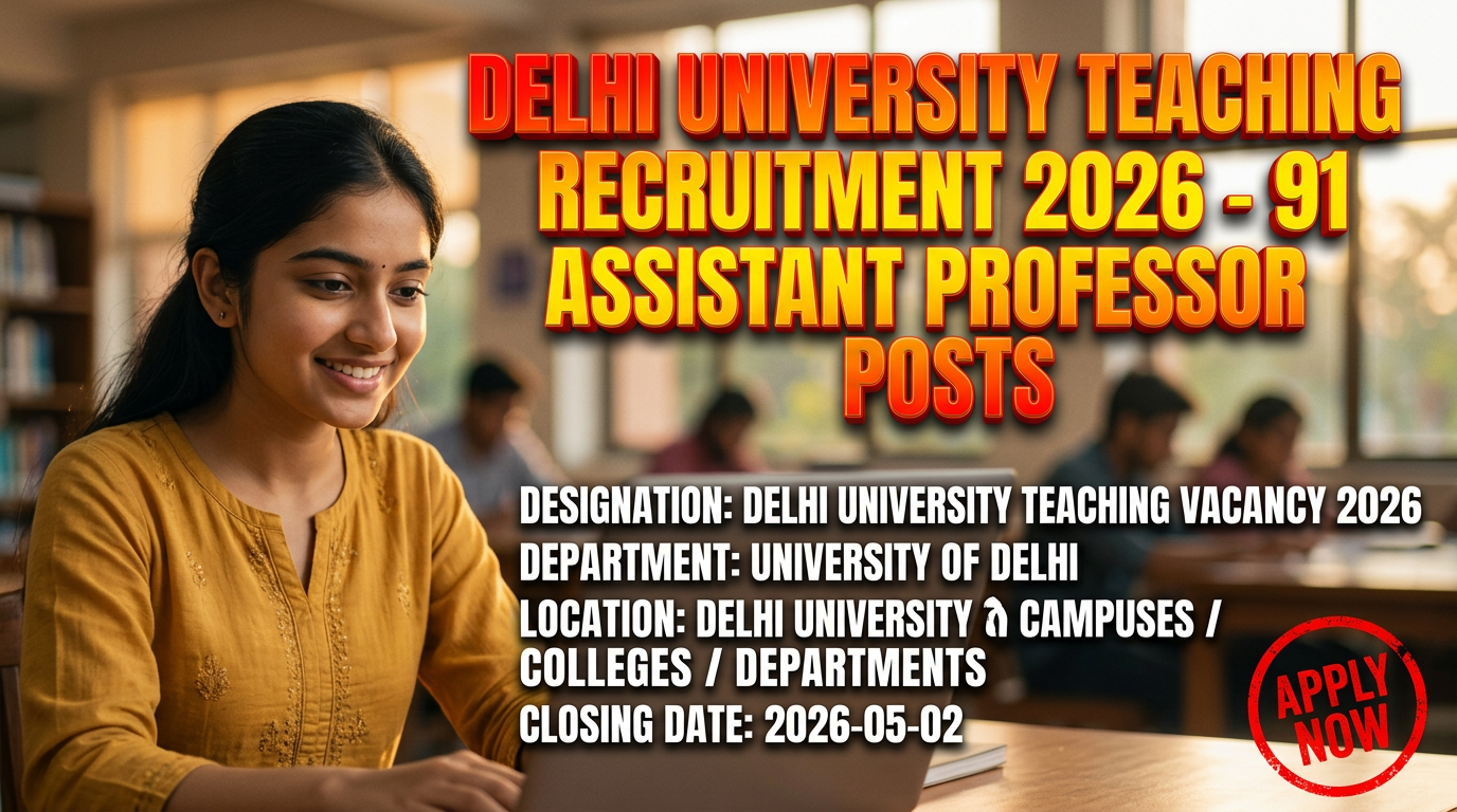 University of Delhi Teaching Recruitment 2026