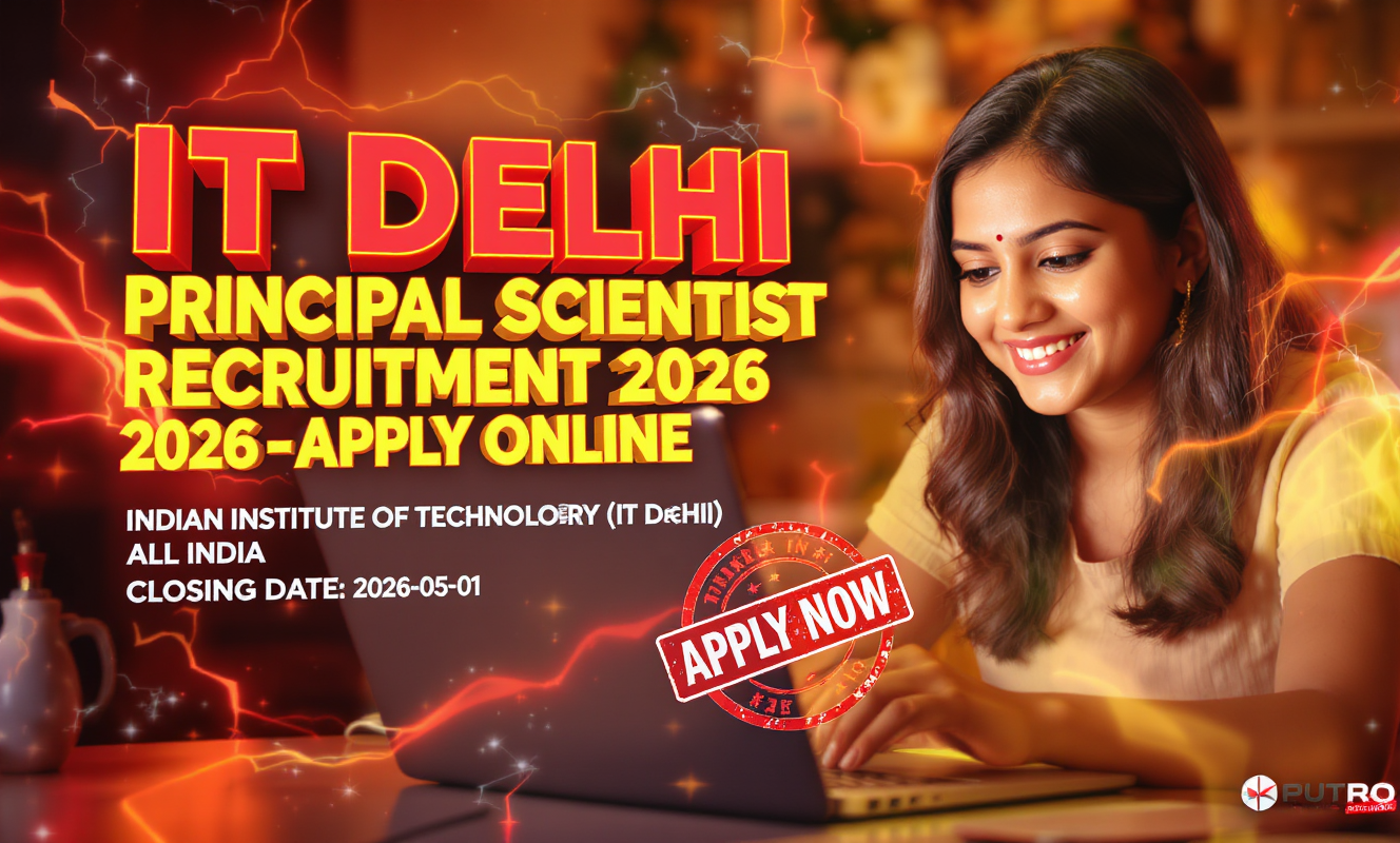 IIT Delhi Principal Project Scientist recruitment