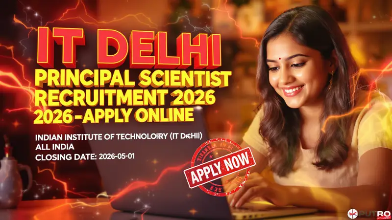 IIT Delhi Principal Project Scientist recruitment