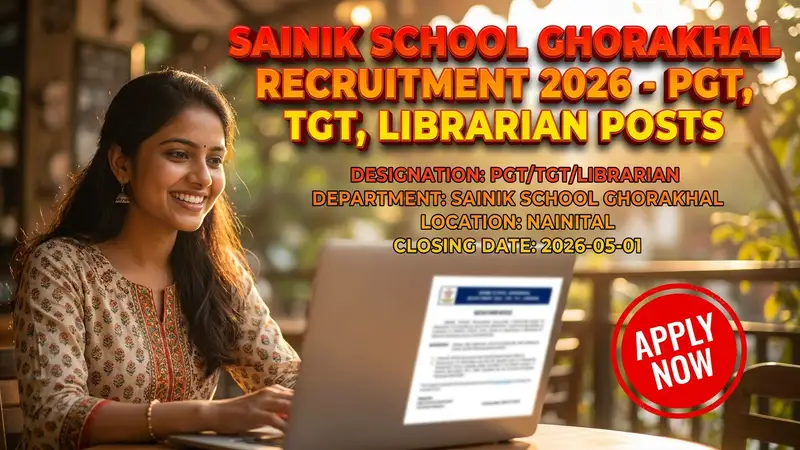 Sainik School Ghorakhal PGT TGT Librarian Recruitment
