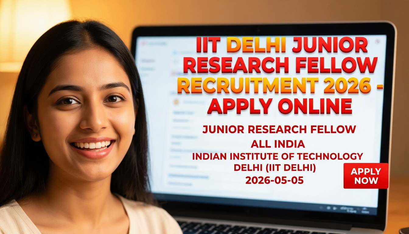 IIT Delhi Junior Research Fellow recruitment
