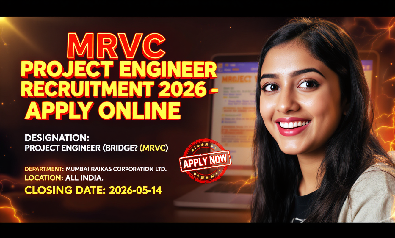 Mumbai Railway Vikas Corporation Ltd. (MRVC) Project Engineer recruitment
