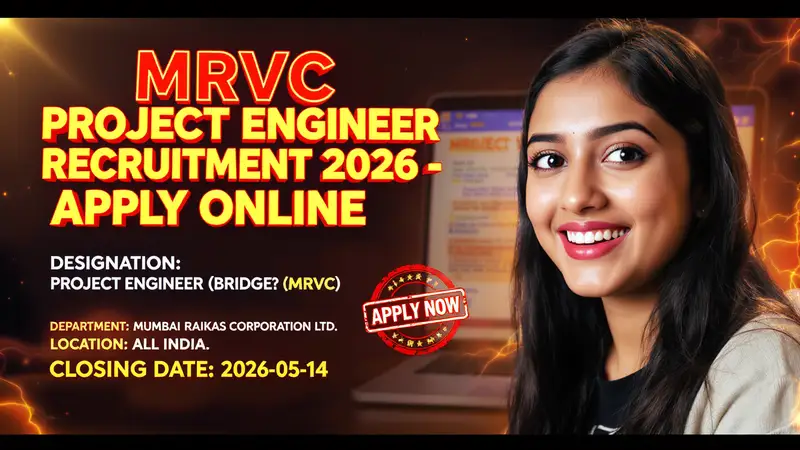 Mumbai Railway Vikas Corporation Ltd. (MRVC) Project Engineer recruitment