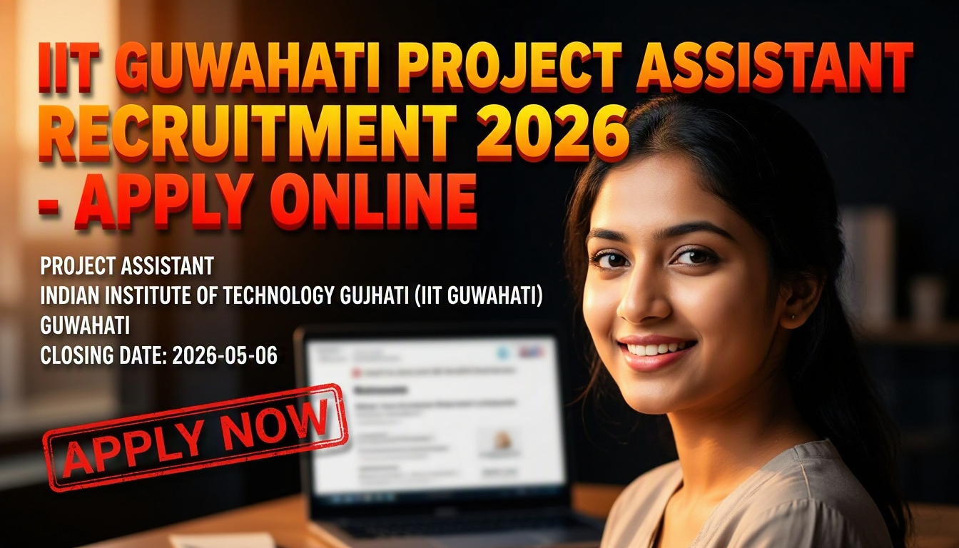 IIT Guwahati Project Assistant Recruitment 2026