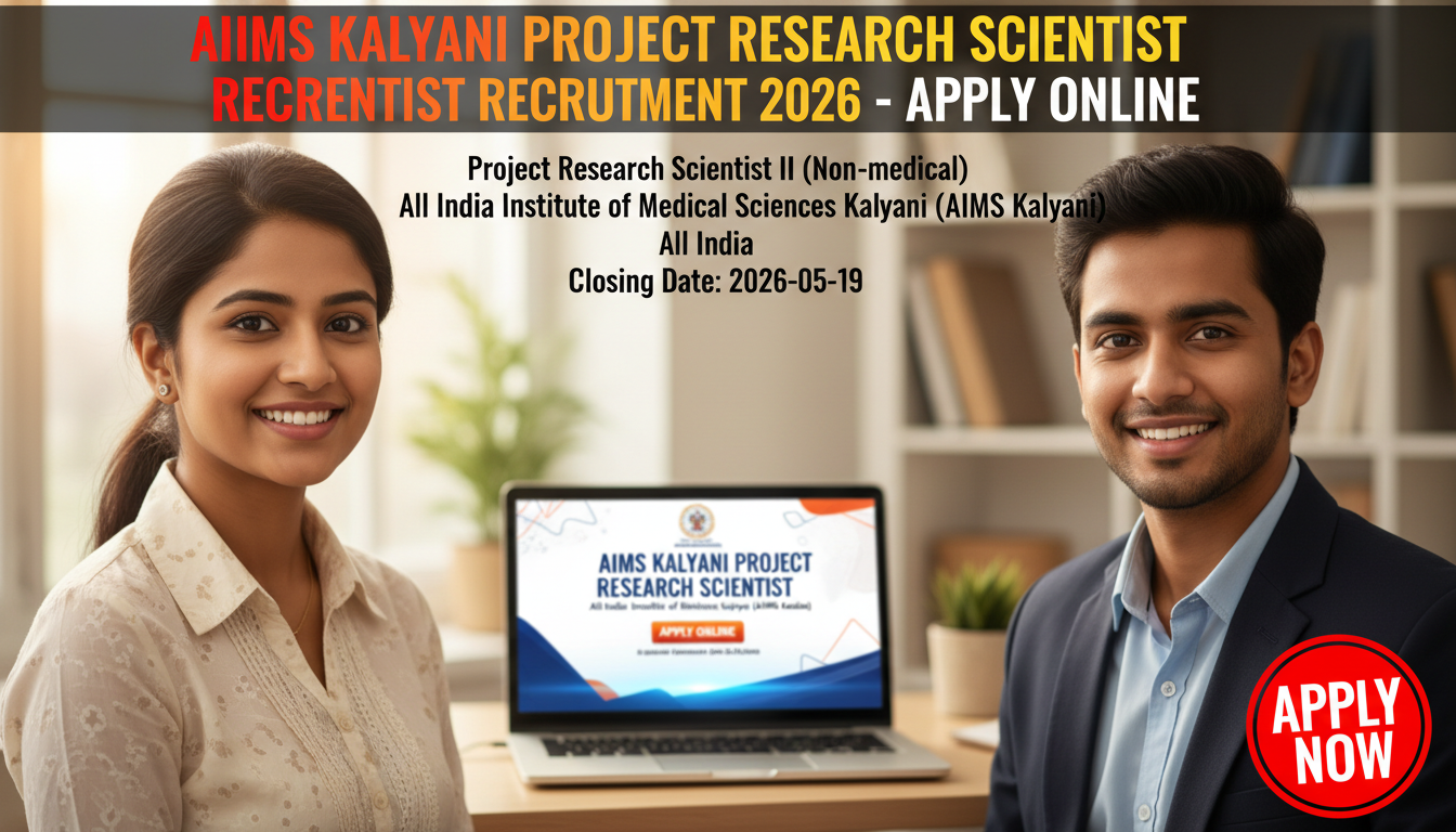 AIIMS Kalyani Project Research Scientist II recruitment