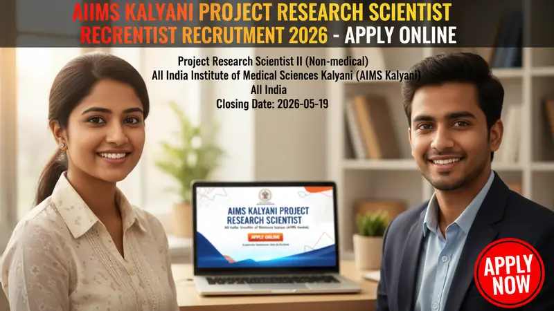 AIIMS Kalyani Project Research Scientist II recruitment