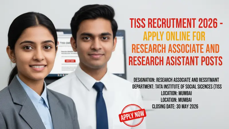 TISS Research Associate and Research Assistant recruitment 2026 notification