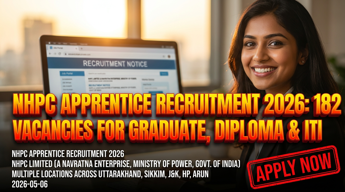 NHPC Apprentice Recruitment 2026