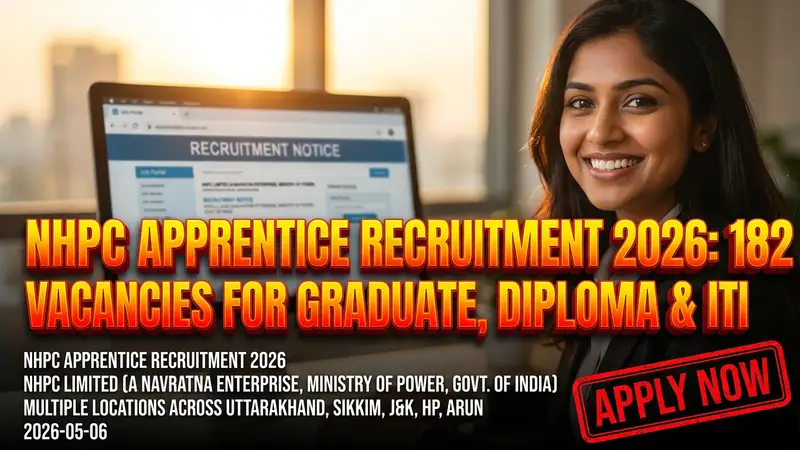 NHPC Apprentice Recruitment 2026
