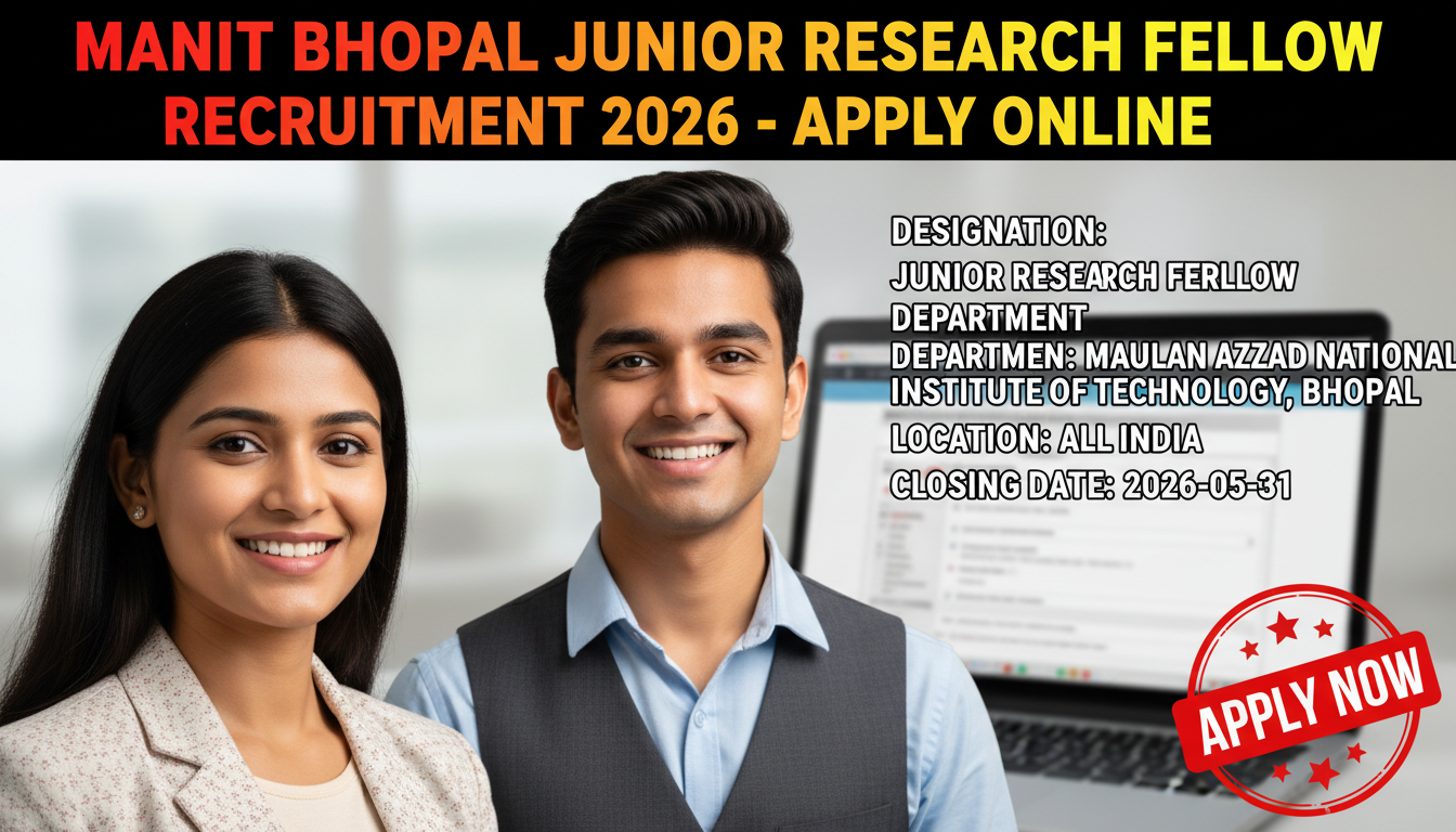 Maulana Azad National Institute of Technology Bhopal Junior Research Fellow