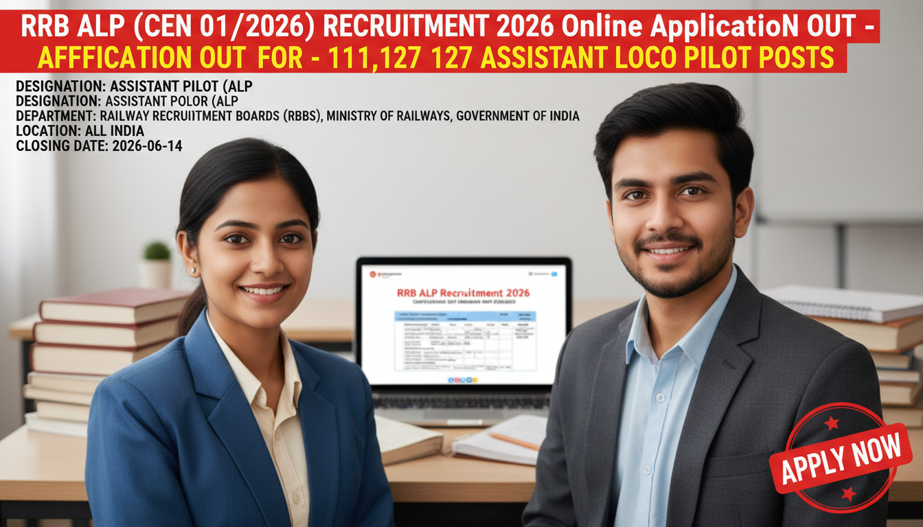 Railway Recruitment Boards (RRBs) Assistant Loco Pilot (ALP) recruitment
