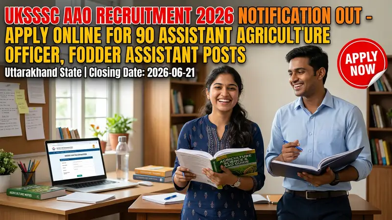 UKSSSC Assistant Agriculture Officer Recruitment 2026 notification cover