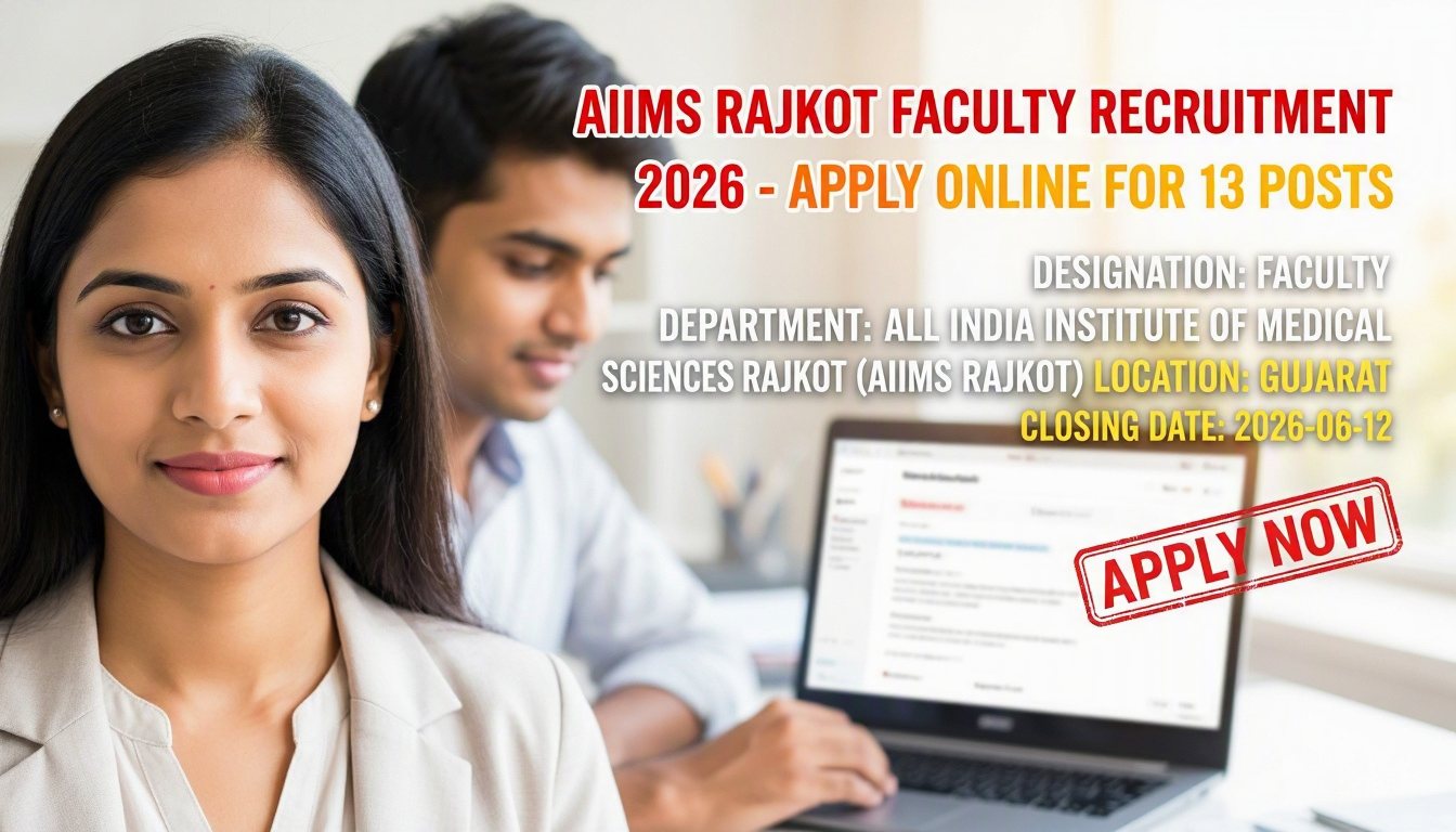 AIIMS Rajkot Faculty Recruitment 2026