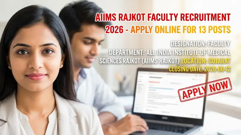 AIIMS Rajkot Faculty Recruitment 2026