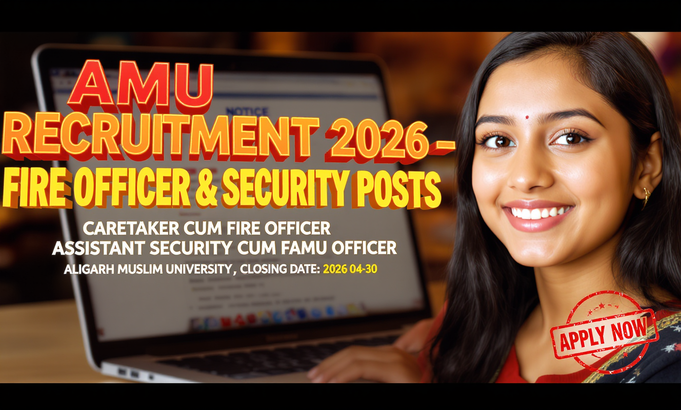 Aligarh Muslim University (AMU) recruitment for Fire Officer and Security posts