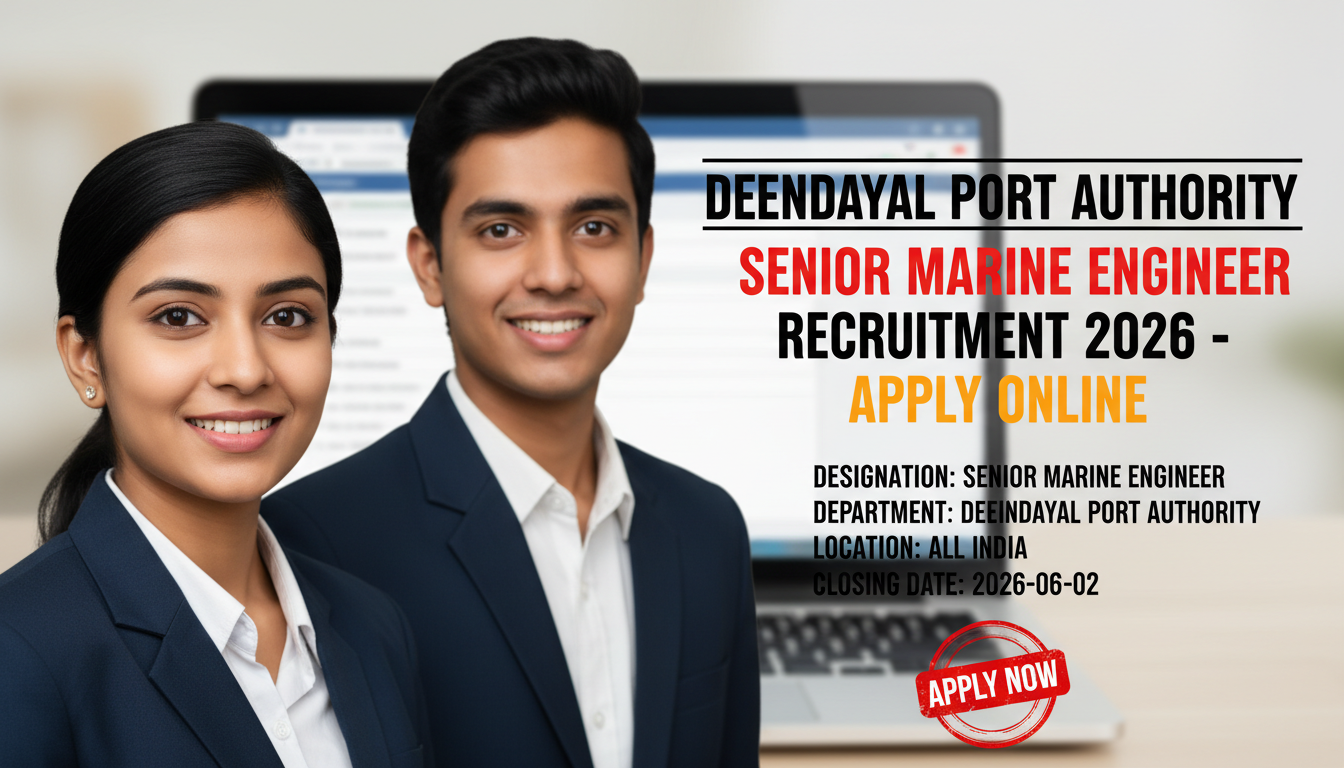 Deendayal Port Authority Senior Marine Engineer recruitment