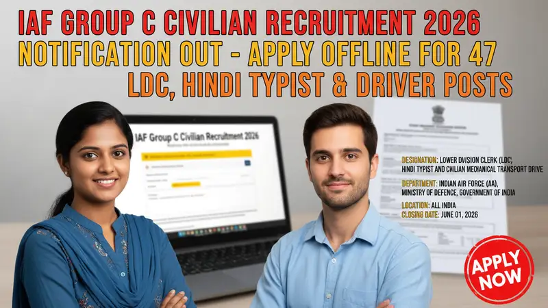 Indian Air Force Group C Civilian Recruitment 2026
